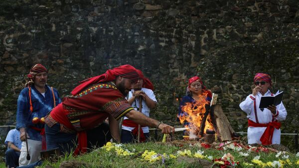 El Salvador’daki arkeolojik sit alanda Sonbahar Ekinoksu kutlandı - Sputnik Türkiye