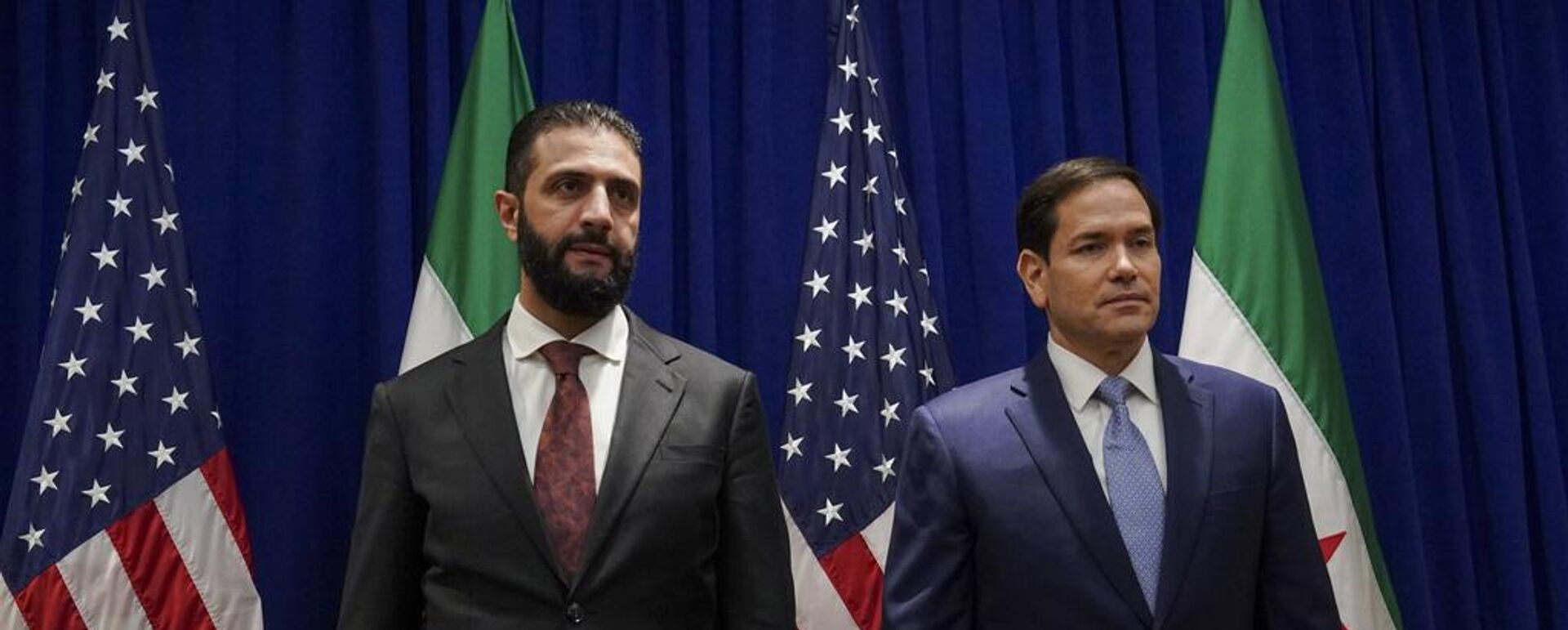 ABD Dışişleri Bakanı Rubio, New York'ta Suriye Geçiş Hükümeti Devlet Başkanı Şara ile görüştü - Sputnik Türkiye, 1920, 06.11.2025