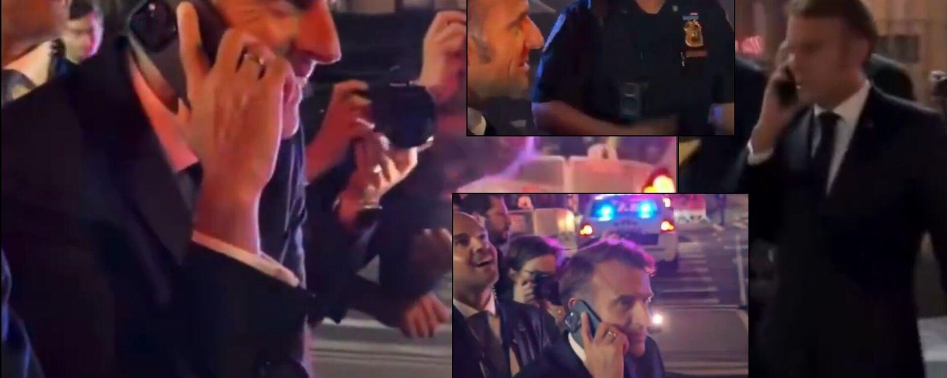 Macron, New York'ta Sokakta Kaldı - Sputnik Türkiye, 1920, 23.09.2025