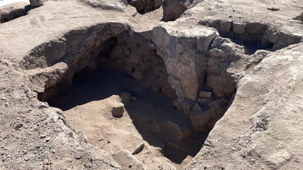 Kazı alanını inceleyen Kayseri Büyükşehir Belediye Başkanı Memduh Büyükkılıç, 3 dönümlük bir alanda sürdürülen çalışmalarda 600 metrekarelik nitelikli mozaiklerin gün yüzüne çıktığını belirtti. - Sputnik Türkiye