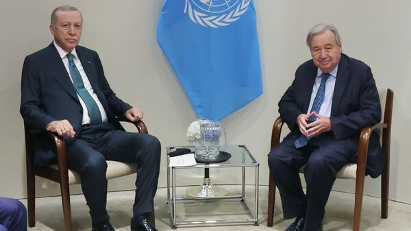 Erdoğan ve Guterres - Sputnik Türkiye