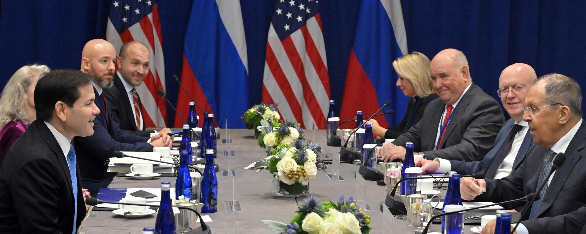 Rusya Dışişleri Bakanı Sergey Lavrov ve ABD Dışişleri Bakanı Rubio  - Sputnik Türkiye, 1920, 24.09.2025