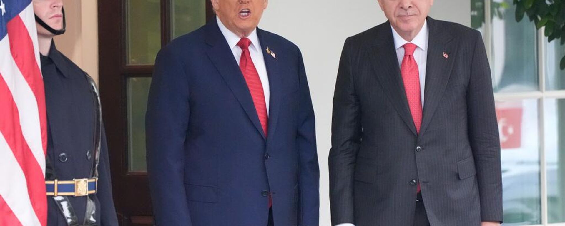 Cumhurbaşkanı Recep Tayyip Erdoğan, ABD Başkanı Donald Trump ile Beyaz Saray'da bir araya geldi.  - Sputnik Türkiye, 1920, 20.05.2026