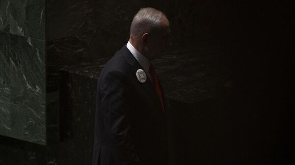 Netanyahu, Birleşmiş Milletler Genel Kurulu oturumunda konuşma yaptı
 - Sputnik Türkiye