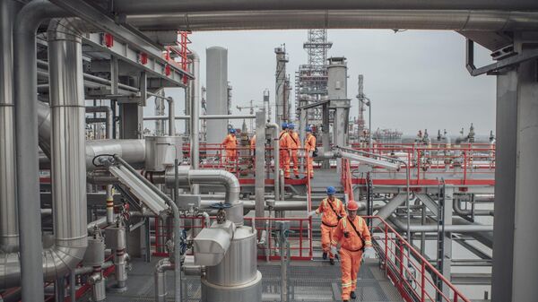 Rusya-Sırbistan ortak şirketi Naftna Industrija Srbije (NIS) - Sputnik Türkiye