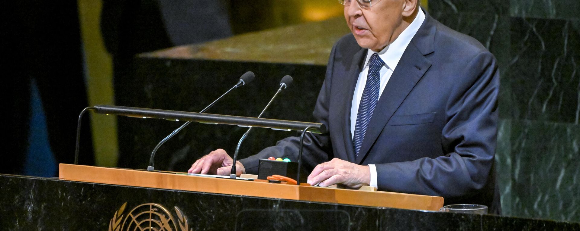 Rusya Federasyonu Dışişleri Bakanı Sergey Lavrov, BM Genel Kurulu'nda konuştu - Sputnik Türkiye, 1920, 23.09.2026