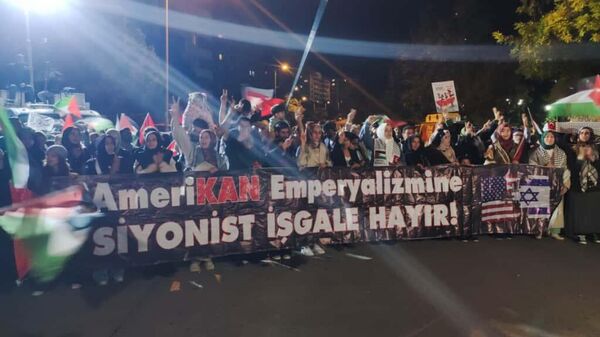 Küresel Sumud Filosu&#x27;nun Gazze’ye insani yardım taşıdığı vurgulandı. - Sputnik Türkiye