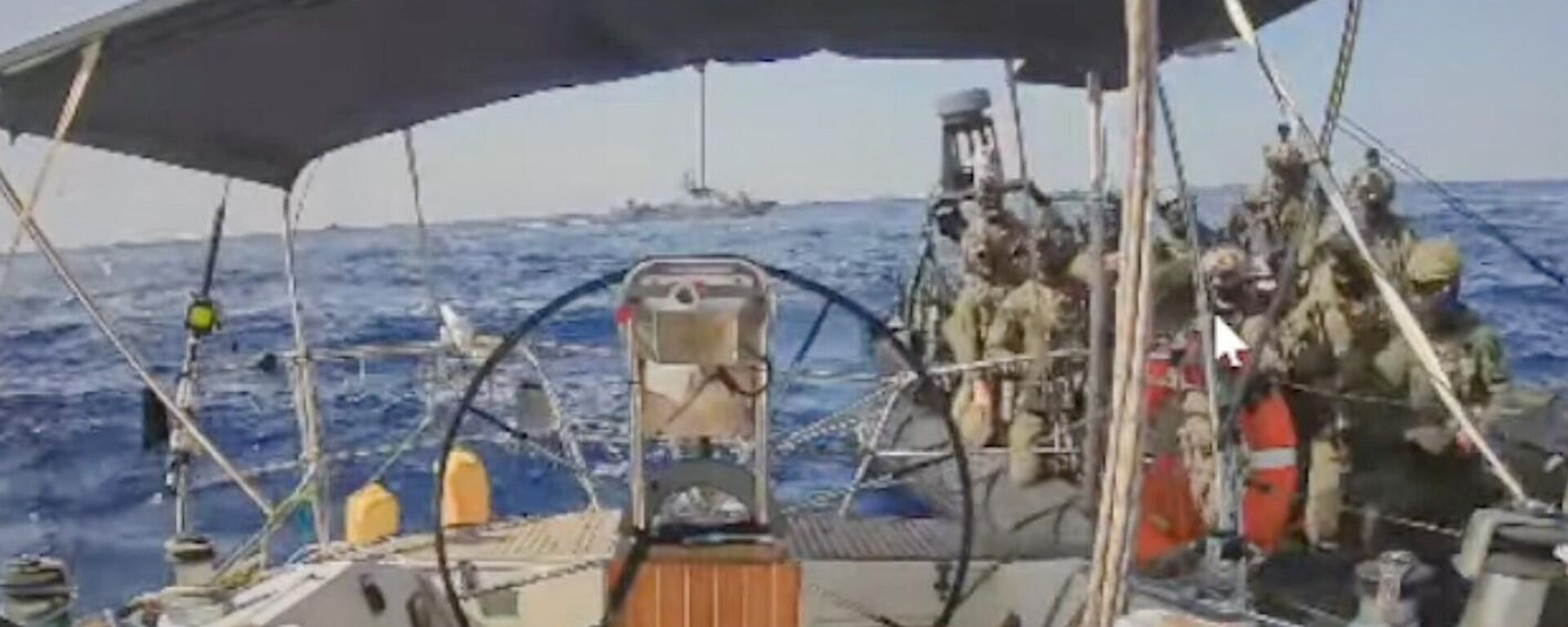 İsrail, Sumud Filosu'ndaki son gemi Marinette'ye müdahale etti - Sputnik Türkiye, 1920, 03.10.2025