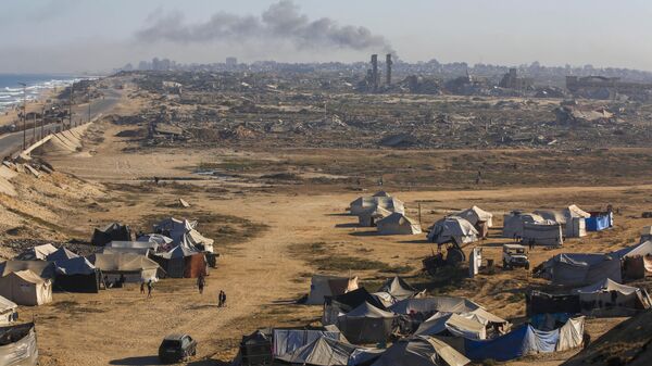 İsrail'in Gazze'ye yönelik saldırıları sürüyor - Sputnik Türkiye