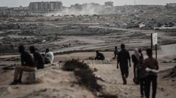 İsrail, ateşkes anlaşmasının duyurulmasının ardından Gazze'de saldırılar devam ediyor - Sputnik Türkiye