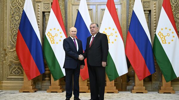 Государственный визит президента Владимира Путина в Таджикистан - Sputnik Türkiye