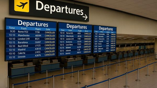 Belçika'da uçuşlar iptal - Sputnik Türkiye