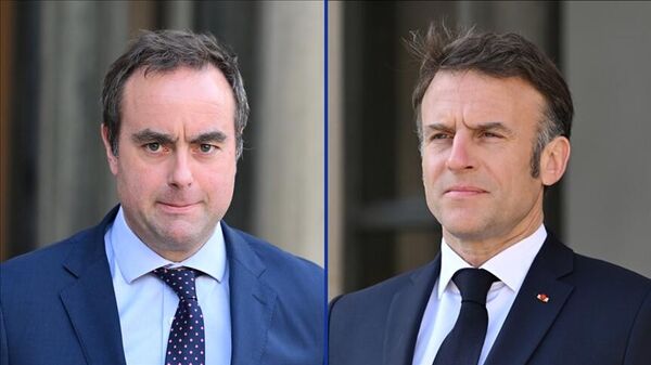 Macron-Lecornu - Sputnik Türkiye