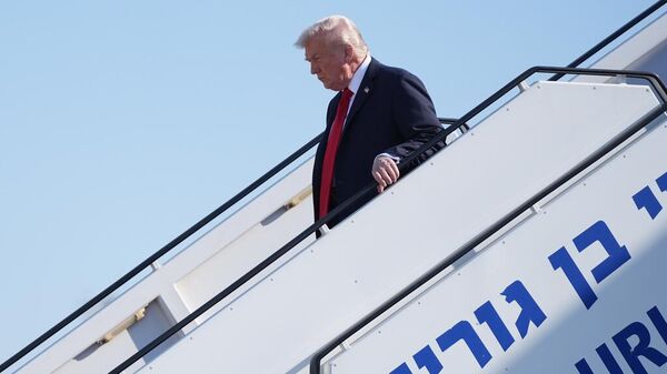 Trump, İsrail'de - Sputnik Türkiye