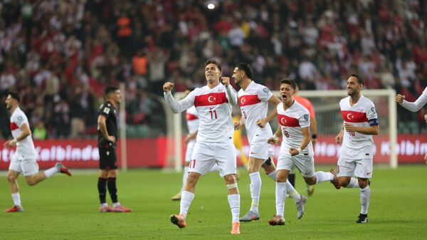 2026 FIFA Dünya Kupası Avrupa Elemeleri E Grubu dördüncü maçında, A Milli Futbol Takımı ile Gürcistan, Kocaeli Stadyumu'nda karşılaştı - Sputnik Türkiye