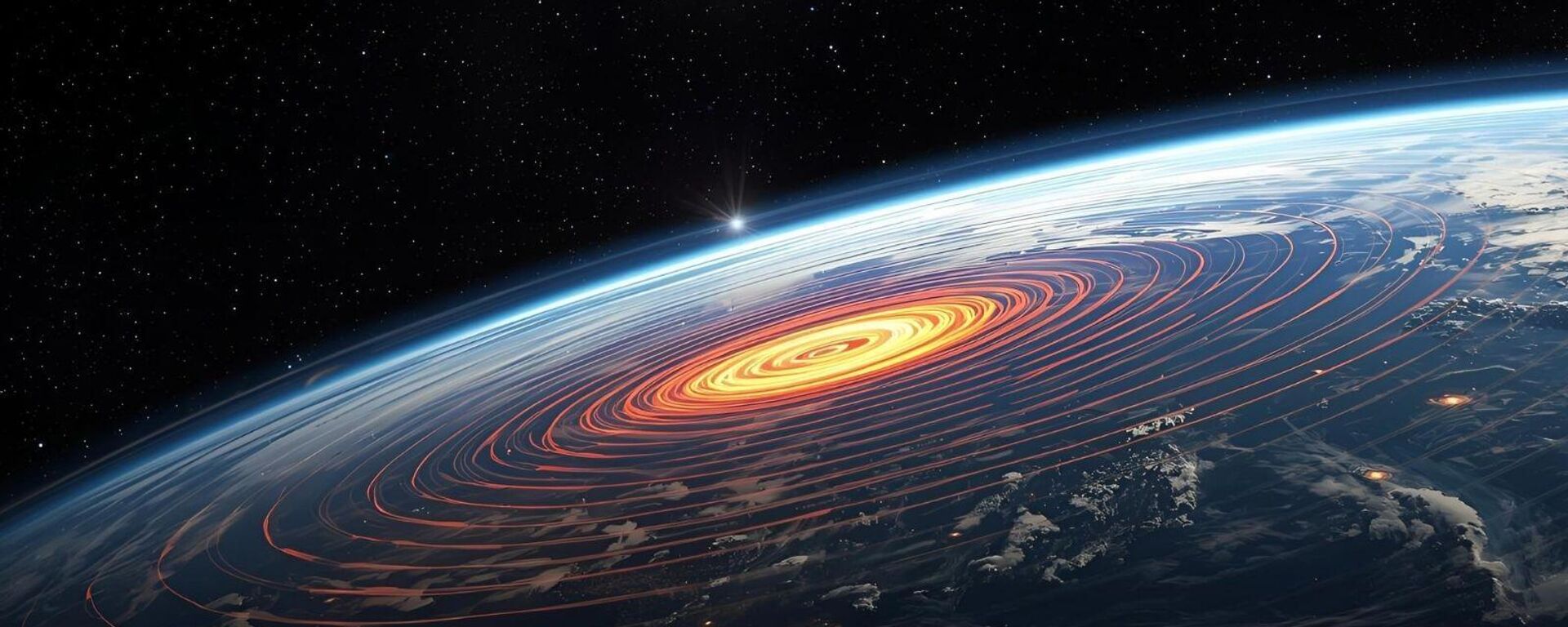 Dünyanın Manyetik Alanı (Temsili) - Sputnik Türkiye, 1920, 15.10.2025