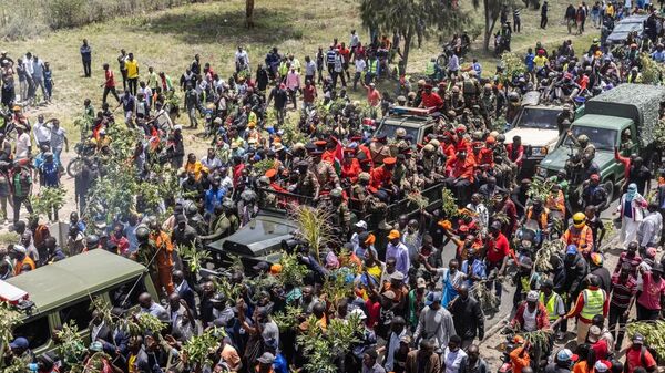 Raila Odinga cenaze töreni - Sputnik Türkiye