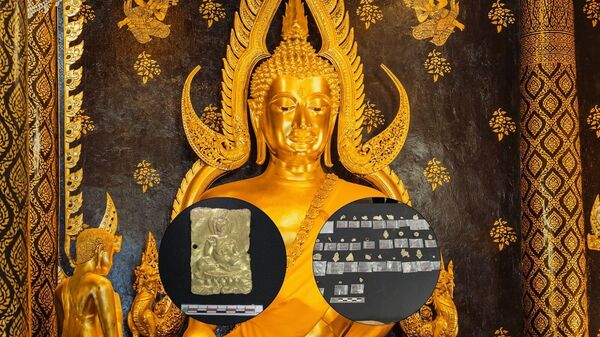 Buda Heykelinin altında Altın keşfi - Sputnik Türkiye