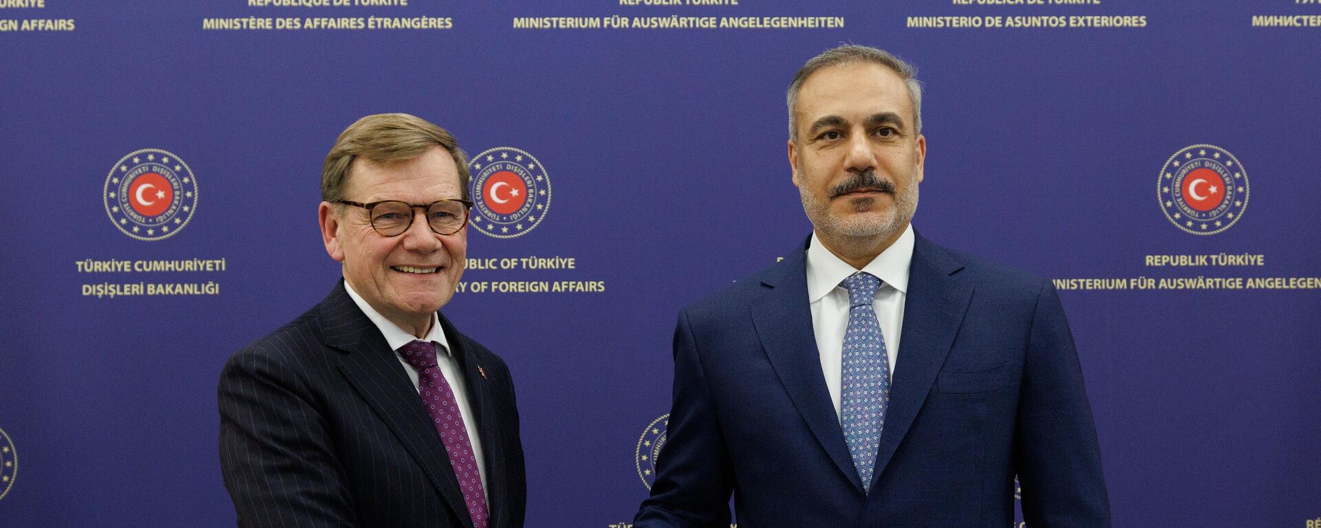 Hakan Fidan ve Johann David Wadephul - Sputnik Türkiye, 1920, 17.10.2025