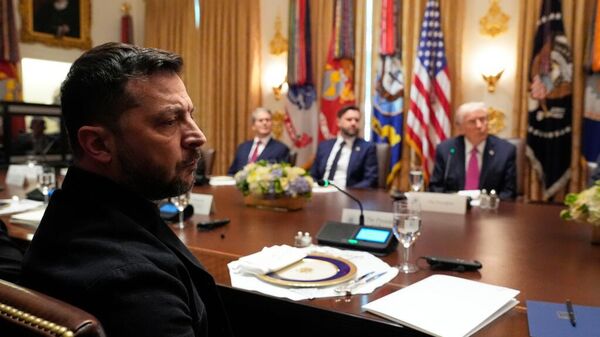 ABD Başkanı Donald Trump-Vladimir Zelenskiy - Sputnik Türkiye