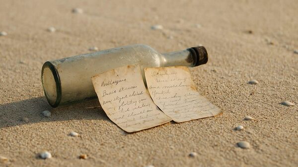 Şişedeki asker mektubu - Sputnik Türkiye