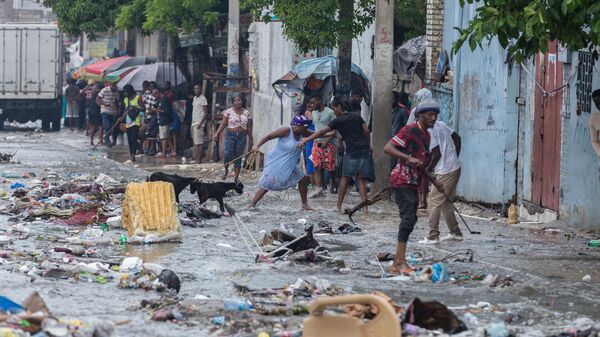 Melissa Kasırgası'nın neden olduğu sel sonucu Haiti'de 25 kişi öldü - Sputnik Türkiye