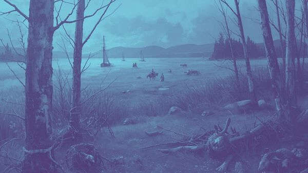 Amerika kıtasına giden ilk insanlar (Temsili) - Sputnik Türkiye