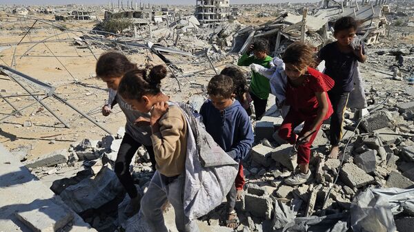 Gazze Şeridi’nin güneyinde yer alan Han Yunus kenti - Sputnik Türkiye