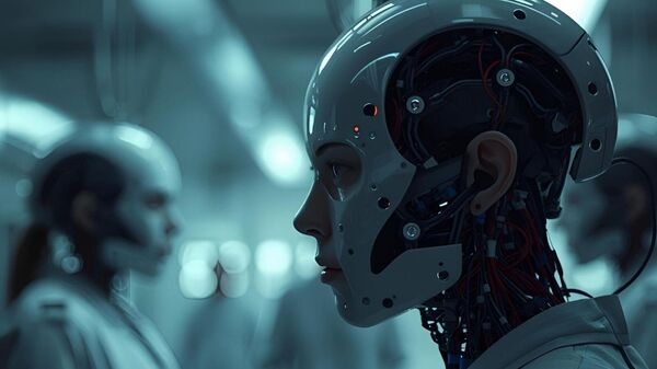Robot-İnsan arayüzü (Temsili görsel) - Sputnik Türkiye