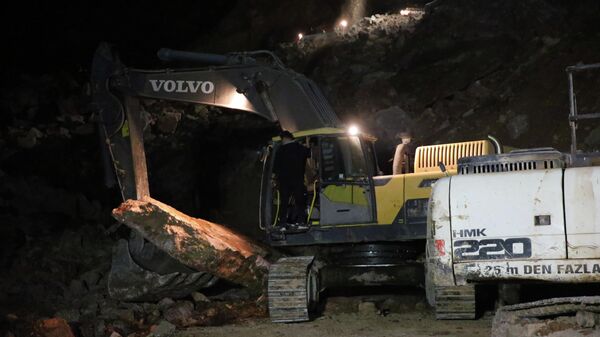 Ordu'nun Fatsa ilçesindeki bir taş ocağı şantiyesinde göçük  - Sputnik Türkiye