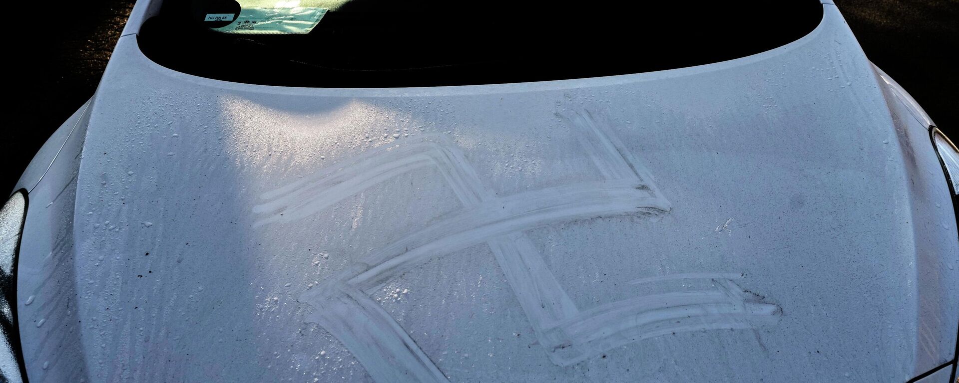 Almanya'da arabalara gamalı haç çizildi - Sputnik Türkiye, 1920, 06.11.2025