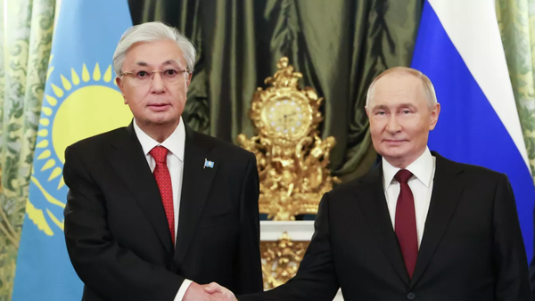 Vladimir Putin-Kasım Cömert Tokayev - Sputnik Türkiye