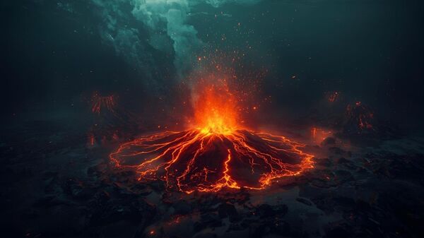 Sualtı Volkanı (Temsili Görsel)  - Sputnik Türkiye