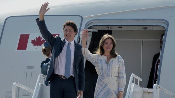 Canada Prime Minister Justin Trudeau and his ex wife Sophie Grégoire  - Sputnik Türkiye