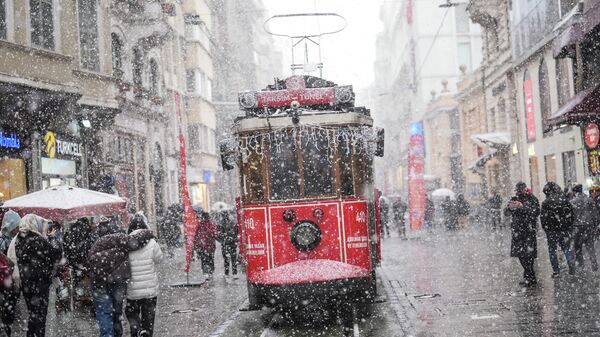 İstanbul kar yağışı - Sputnik Türkiye