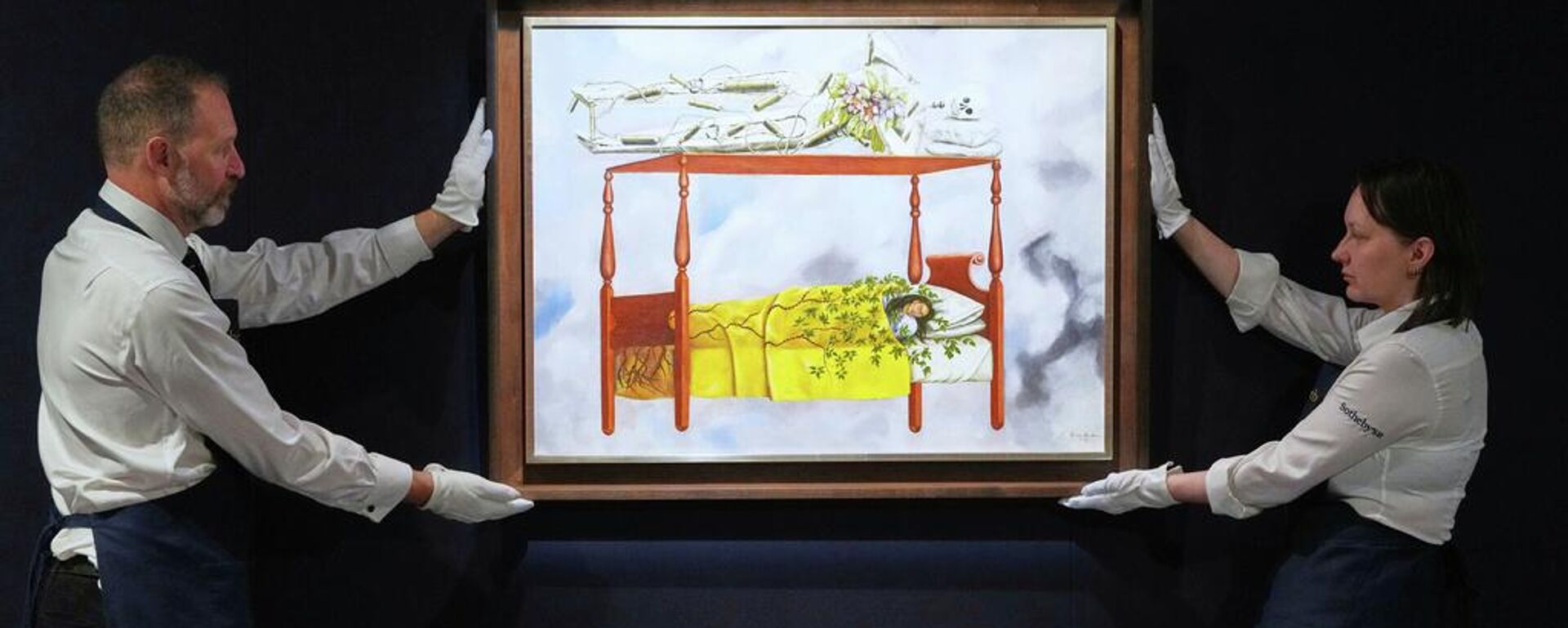 Frida Kahlo'nun El sueno (La cama) adlı otoportresi - Sputnik Türkiye, 1920, 21.11.2025