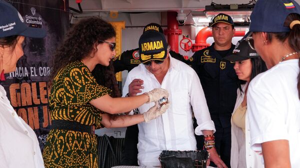 San Jose batığından çıkan eserler - Sputnik Türkiye