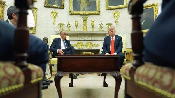 Merz Trump görüşmesi - Sputnik Türkiye