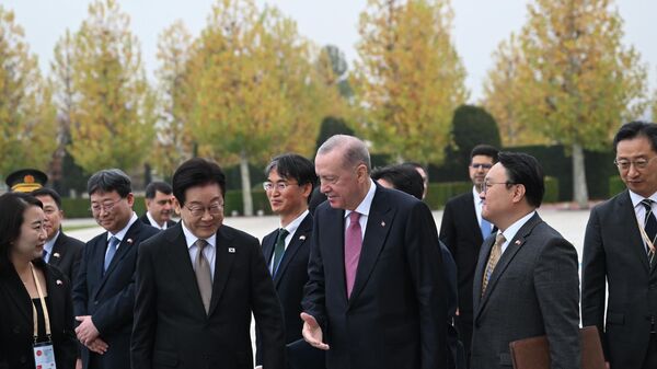 Cumhurbaşkanı Erdoğan, Güney Kore Devlet Başkanı Lee - Sputnik Türkiye