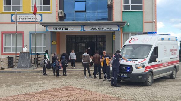 Bursa'nın Orhangazi ilçesinde karın ağrısı ve mide bulantısı şikayeti bulunan 23 öğrenci tedavi altına alındı - Sputnik Türkiye