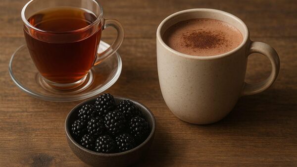 Çay Kakao Böğürtlen - Sputnik Türkiye