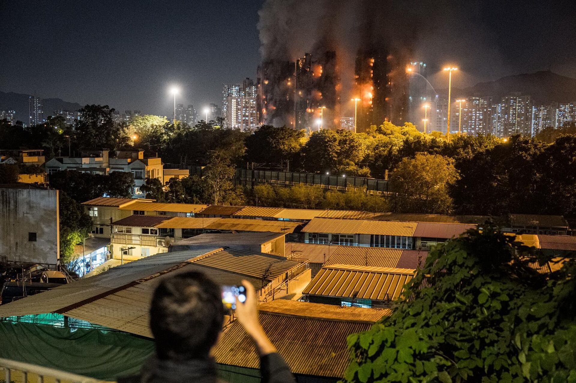 Hong Kong yangın felaketi Hong Kong yangın felaketi - Sputnik Türkiye, 1920, 27.11.2025