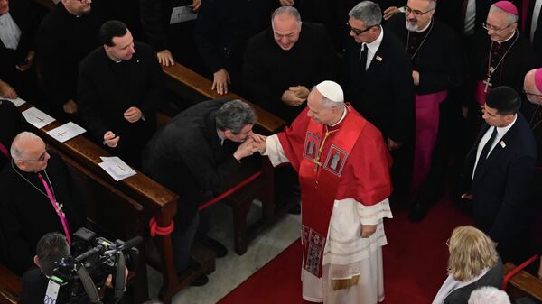 Papa 14. Leo, Kutsal Ruh (Saint Esprit) Katedrali’nde - Sputnik Türkiye