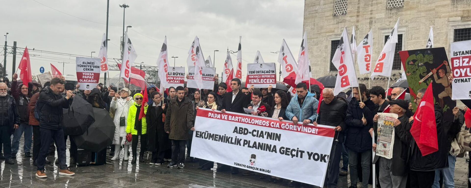  Papa 14. Leo, İstanbul'da protesto edildi - Sputnik Türkiye, 1920, 29.11.2025