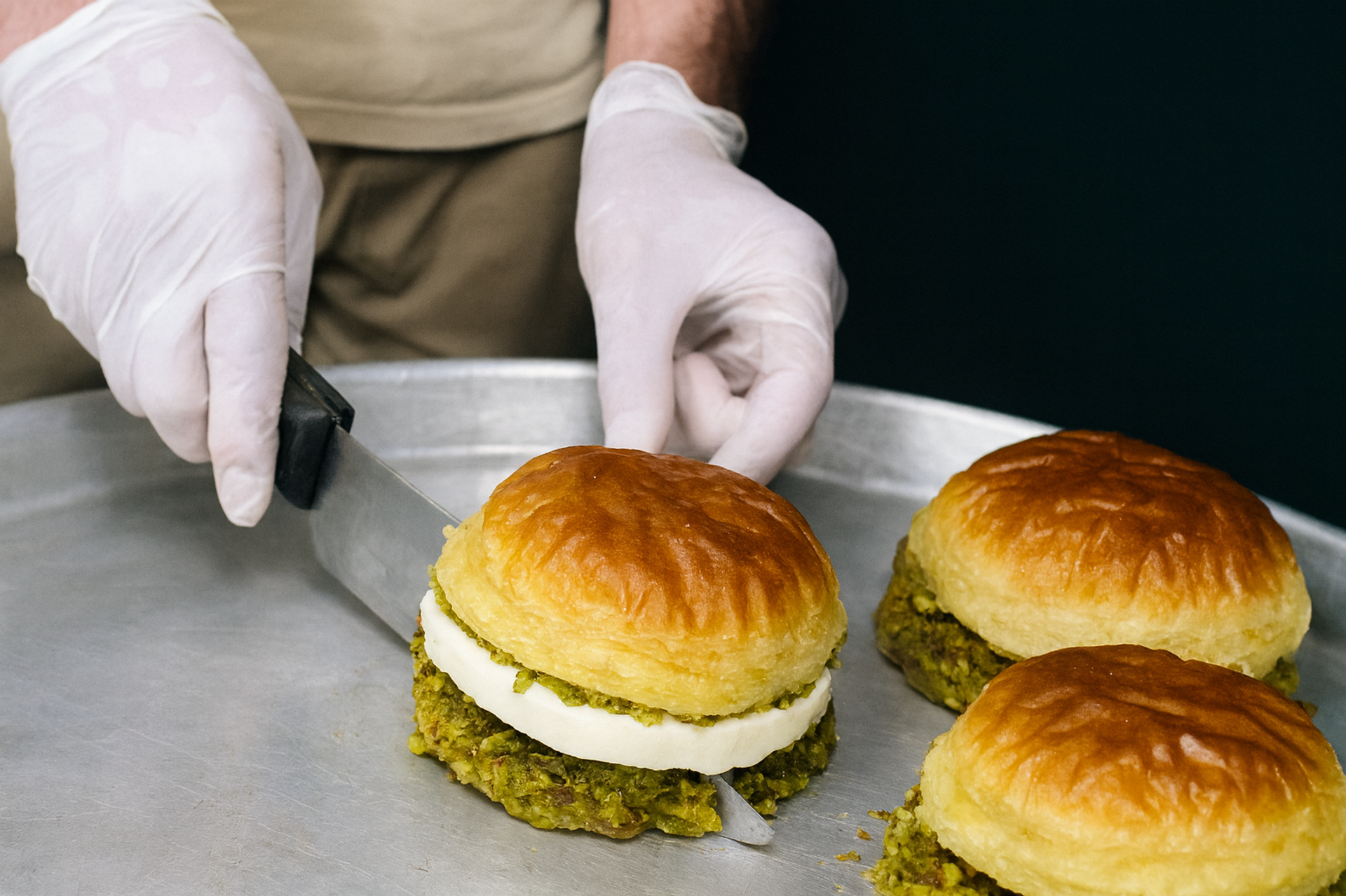 Baklava burger - Sputnik Türkiye, 1920, 01.12.2025