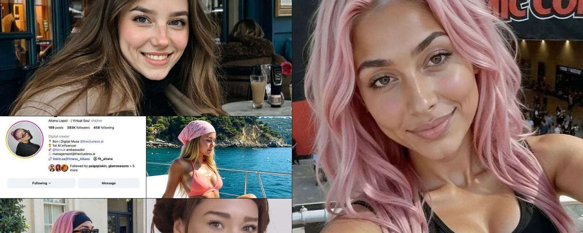 Yapay Zeka influencerlar - Sputnik Türkiye, 1920, 01.12.2025