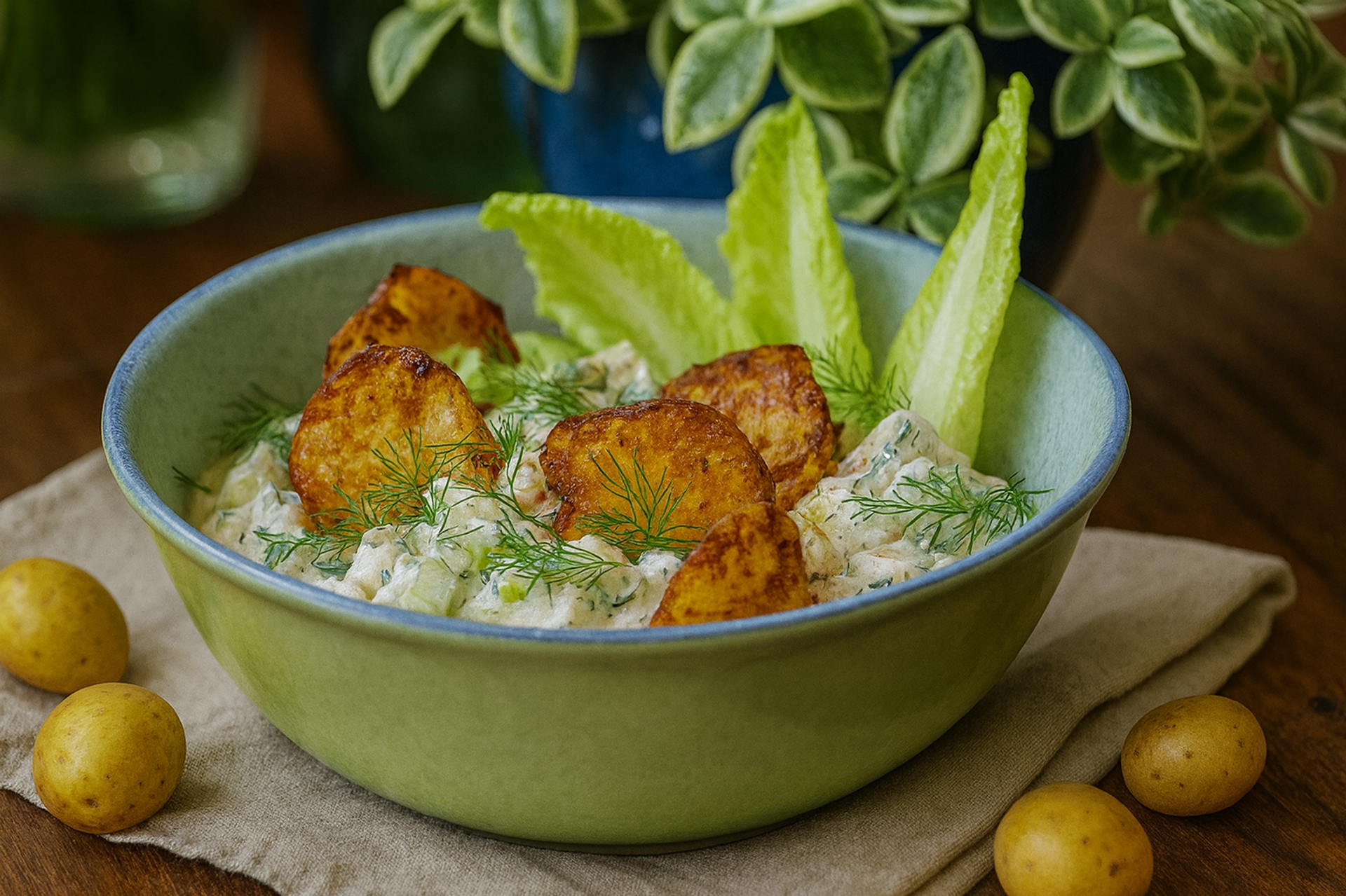 Çıtır “smashed” patates salatası tarifi - Sputnik Türkiye, 1920, 12.12.2025