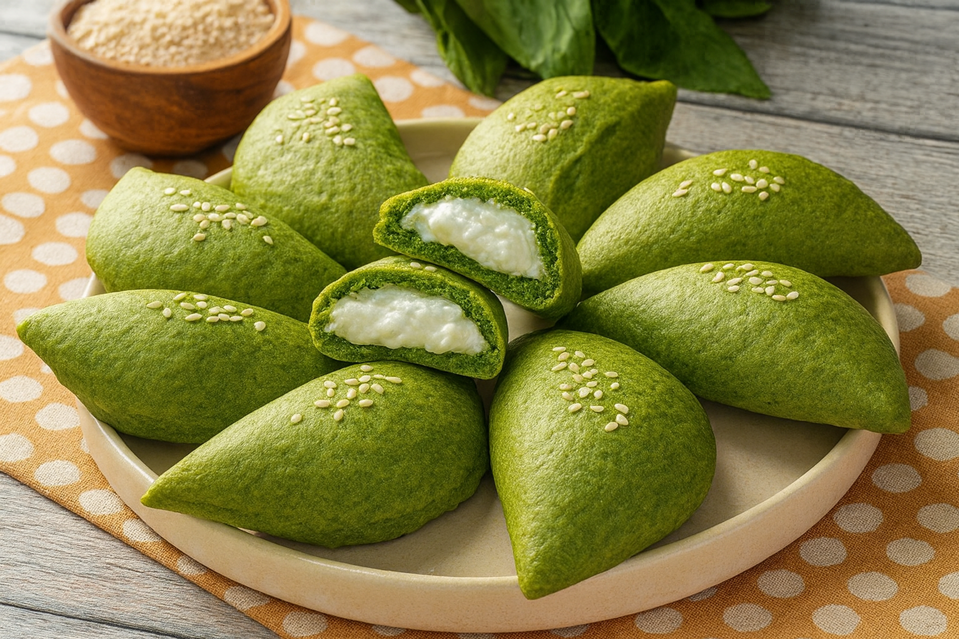 Labneli yeşil poğaça tarifi - Sputnik Türkiye, 1920, 12.12.2025