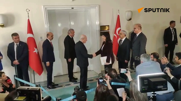 MHP-DEM heyeti görüşme  - Sputnik Türkiye