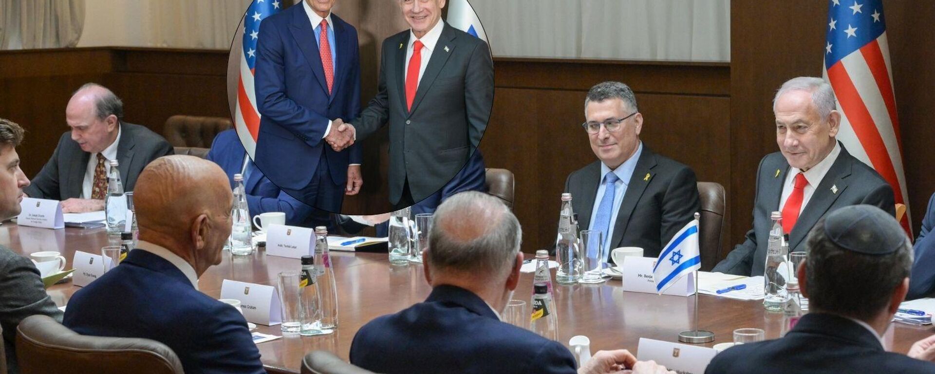 Tom Barrack ve Netanyahu bir araya geldi - Sputnik Türkiye, 1920, 15.12.2025